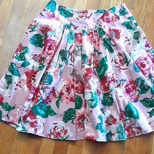 Talbots Floral Skirt size 10p
